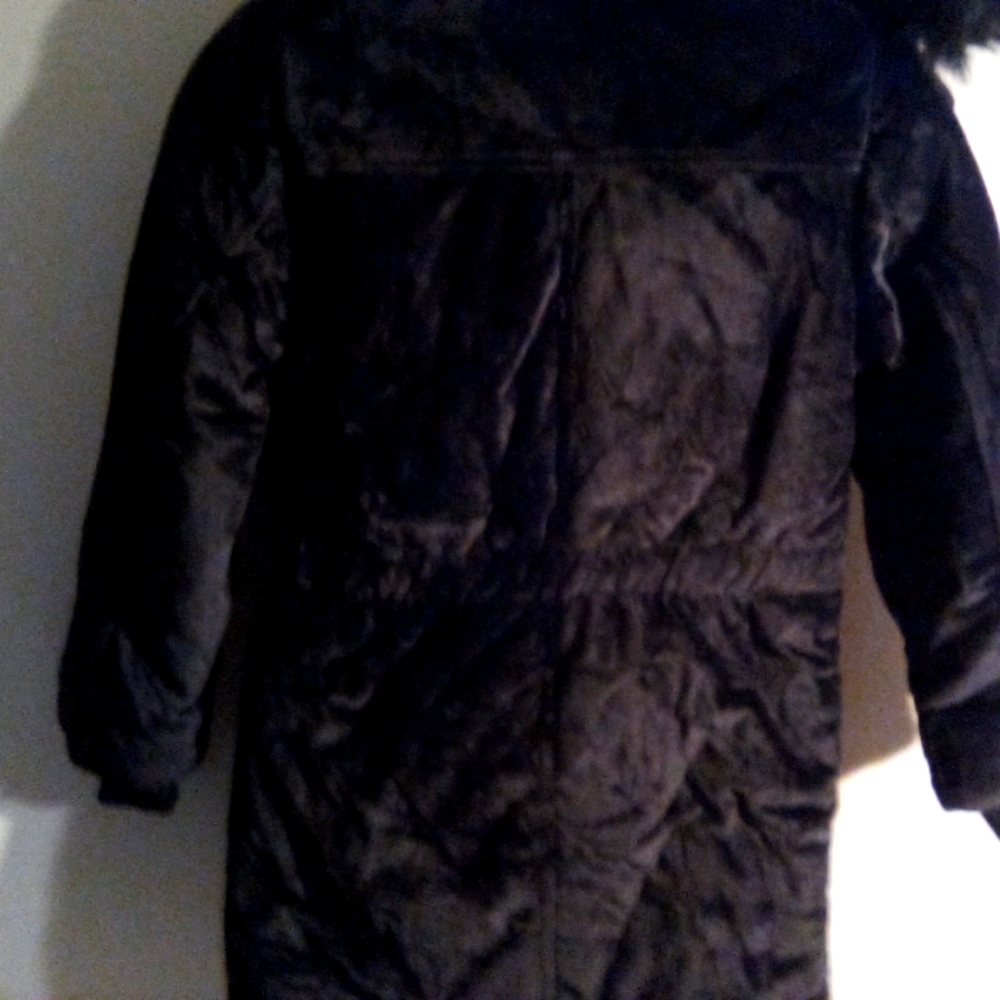 Girls hooded coat insulated size 7/8